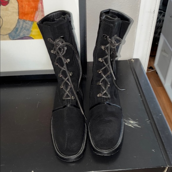 Stuart Weitzman Black Sole Boots